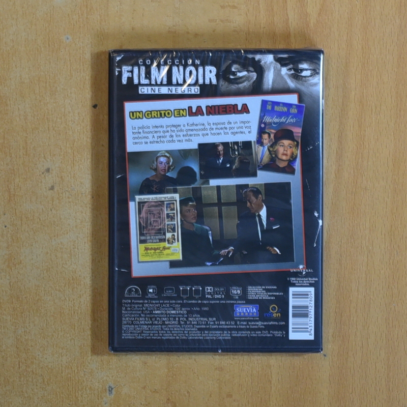 UN GRITO EN LA NIEBLA - DVD