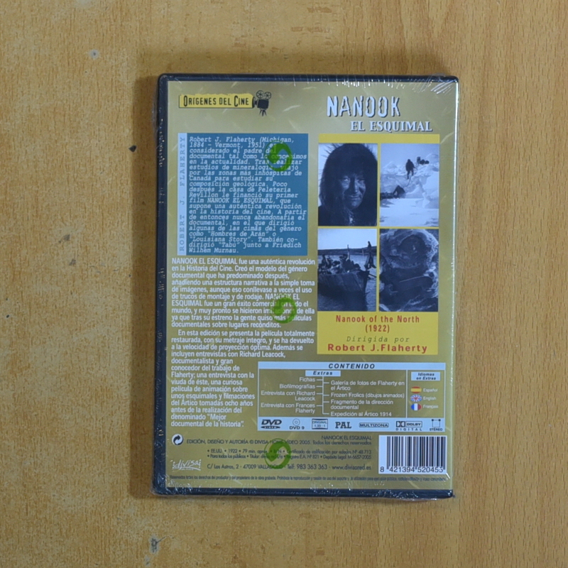 NANOOK EL ESQUIMAL - DVD