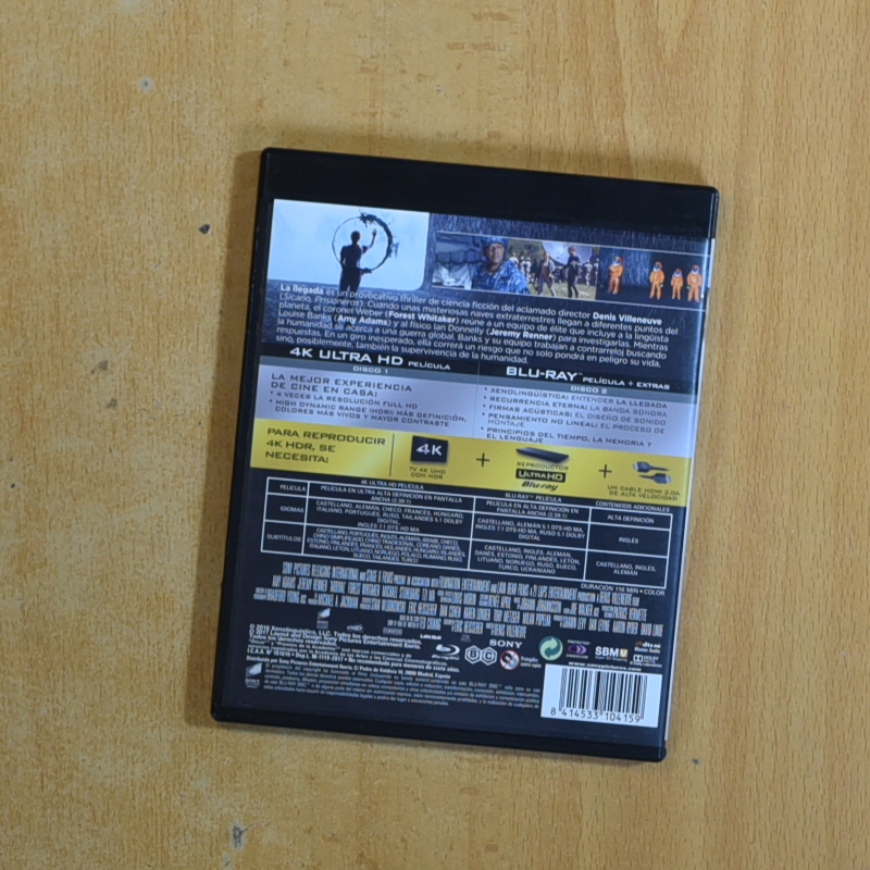 LA LLEGADA 4K - BLURAY