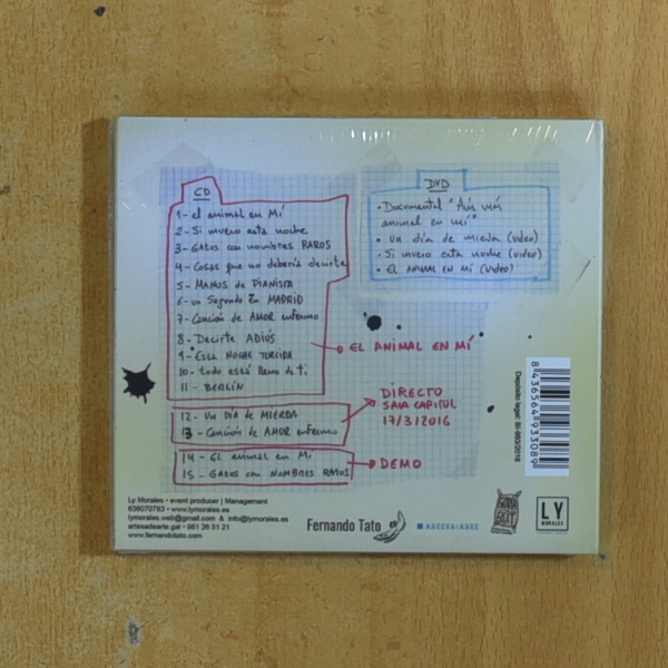 FERNANDO TATO - AUN MAS ANIMAL EN MI - CD