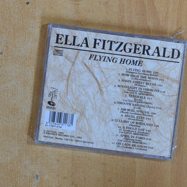 ELLA FITZGERALD - FLYING HOME - CD