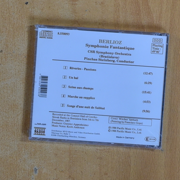 BERLIOZ - SYMPHONIE FANTASTIQUE - CD