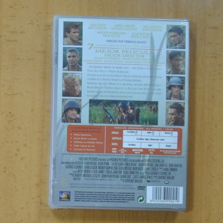 LA DELGADA LINEA ROJA - DVD