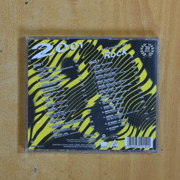 VARIOS - 2001 A CATEDRAL DO ROCK - CD