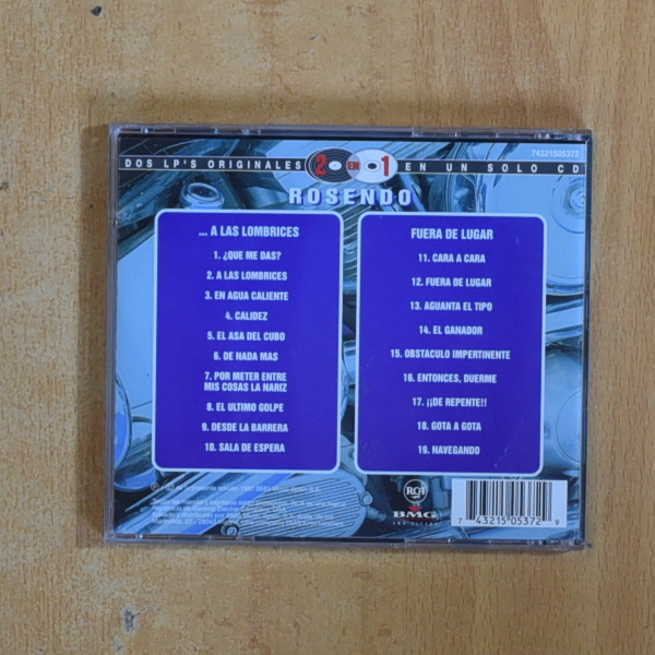 ROSENDO - A LAS LOMBRICES / FUERA DE LUGAR - CD
