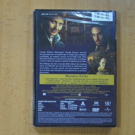 SHAKESPEARE IN LOVE - DVD