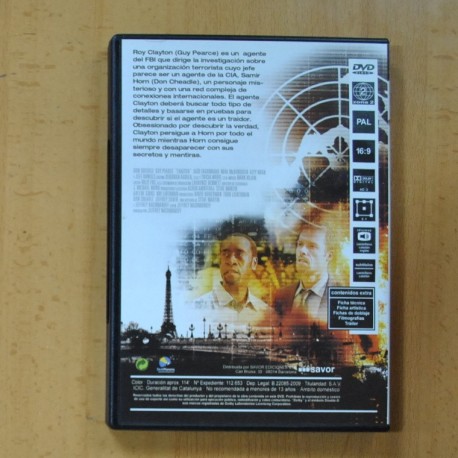 TRAIDOR - DVD