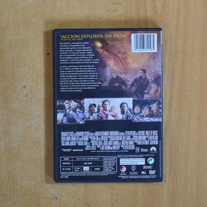 LA GUERRA DE LOS MUNDOS - DVD