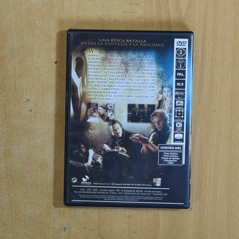 EL SECRETO DE LOS HERMANOS GRIMM - DVD