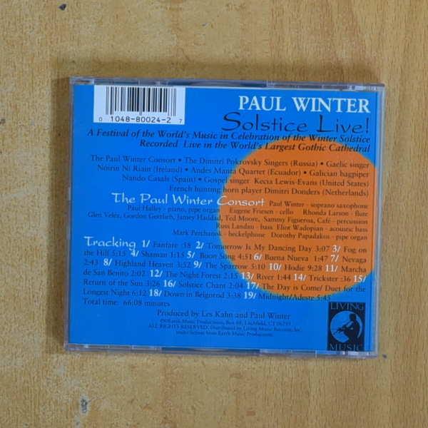 PAL WINTER - SOLSTICE LIVE - CD