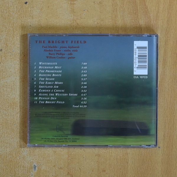 PAUL MACHLIS - THE BRIGHT FIELD - CD