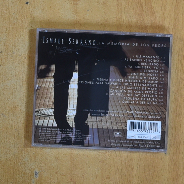ISMAEL SERRANO - LA MEMORIA DE LOS PECES - CD