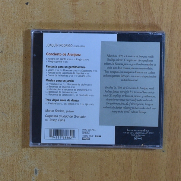 RODRIGO - CONCIERTO DE ARANJUEZ - CD