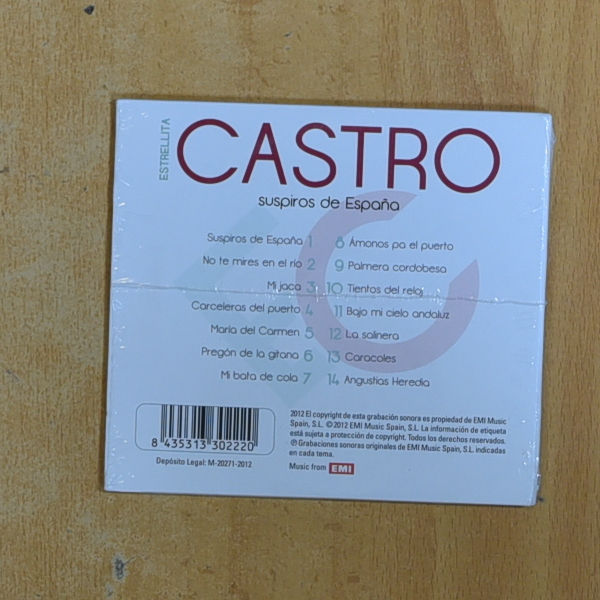 ESTRELLITA CASTRO - SUSPIROS DE ESPAÑA - CD