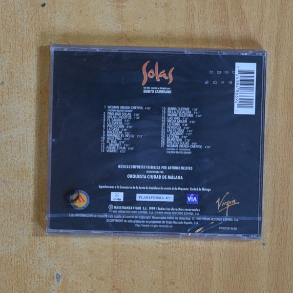 ANTONIO MELIVEO - SOLAS - CD