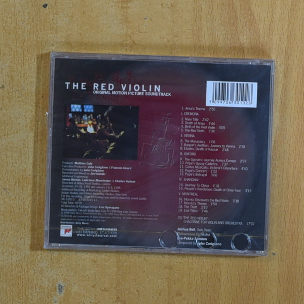 VARIOS - THE RED VIOLIN - CD