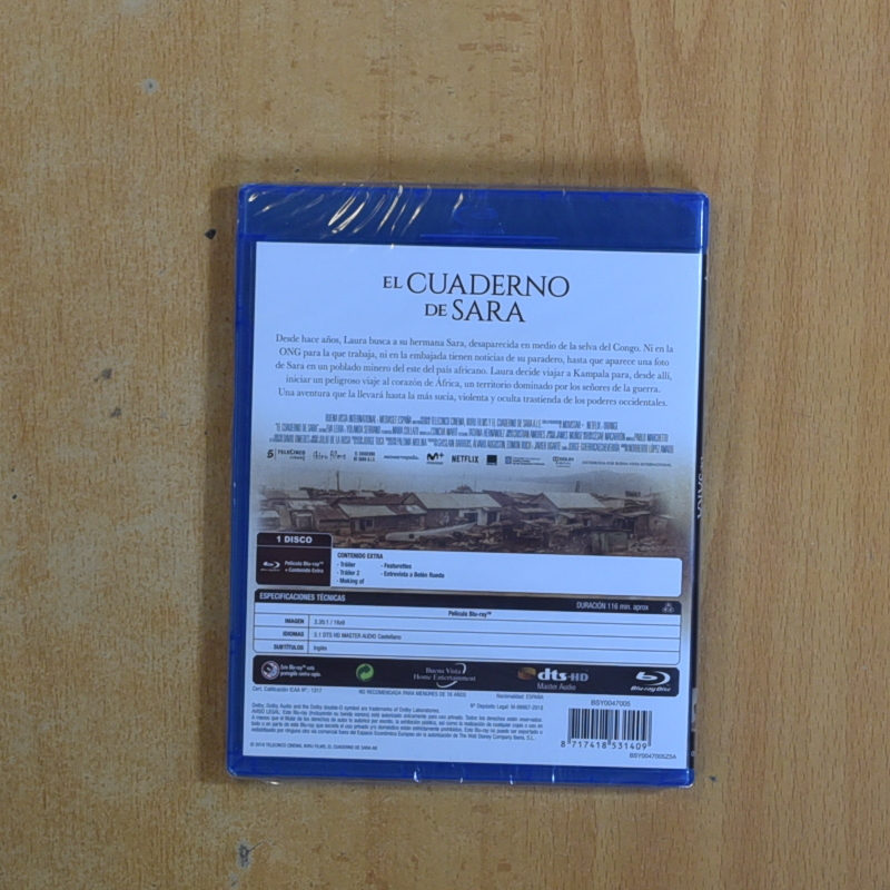 EL CUADERNO DE SARA - BLURAY