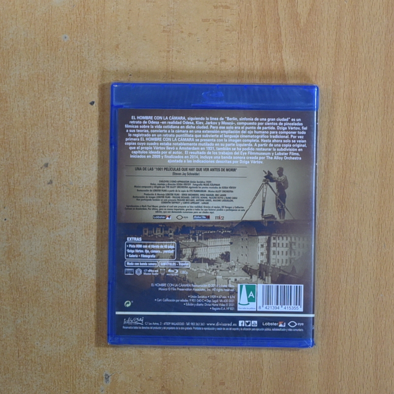 EL HOMBRE CON LA CAMARA - BLURAY