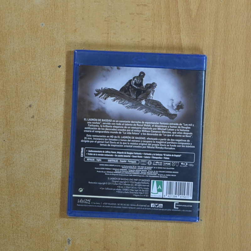 EL LADRON DE BAGDAD - BLURAY
