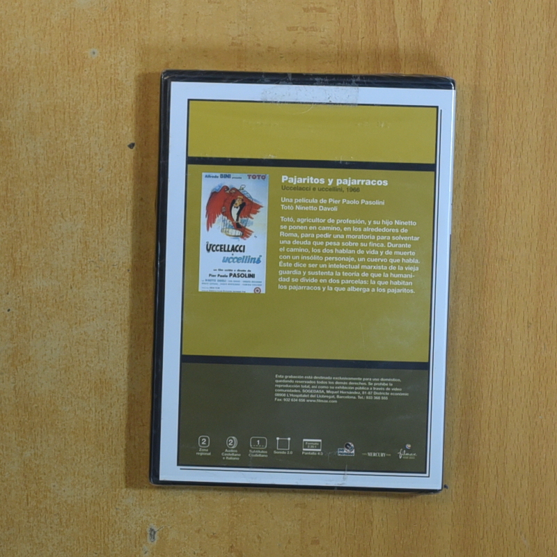 PAJARITOS Y PAJARRACOS - DVD