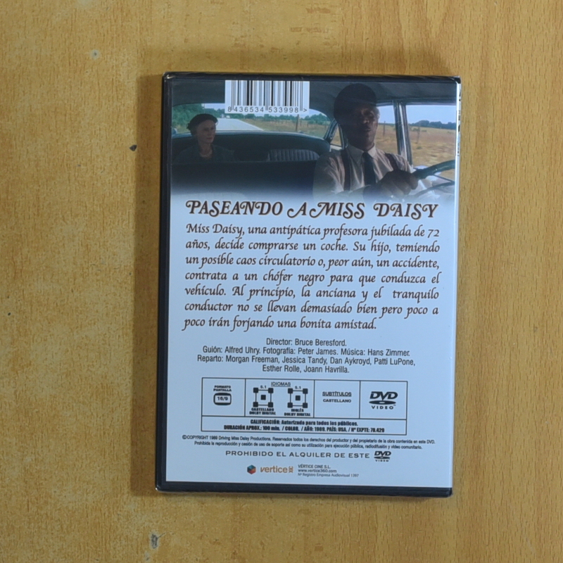 PASEANDO A MISS DAISY - DVD
