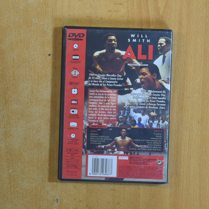 ALI - DVD