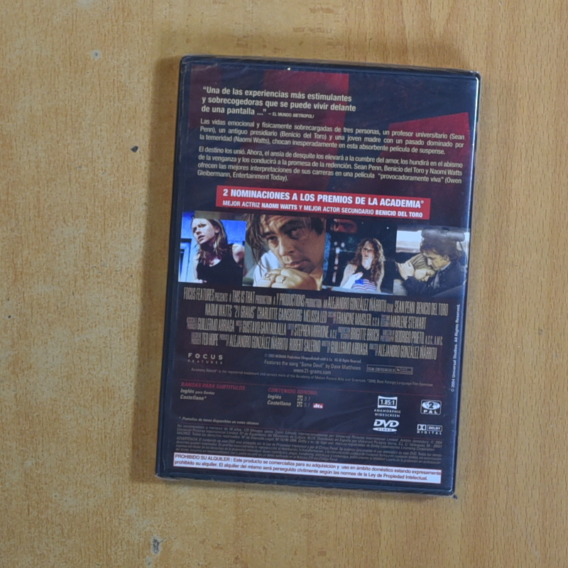 21 GRAMOS - DVD