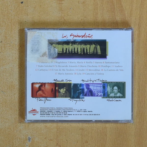 LOS SABANDEÑOS - 19 NOMBRES DE MUJER - CD