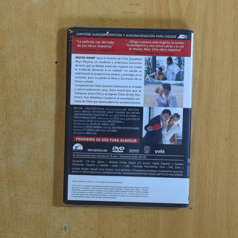 MATCH POINT - DVD