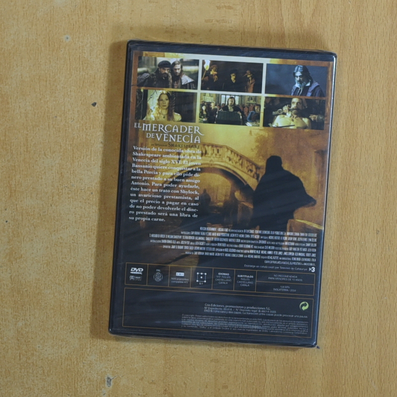 EL MERCADER DE VENECIA - DVD