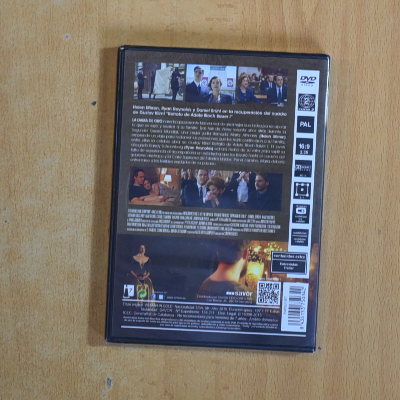 LA DAMA DE ORO - DVD