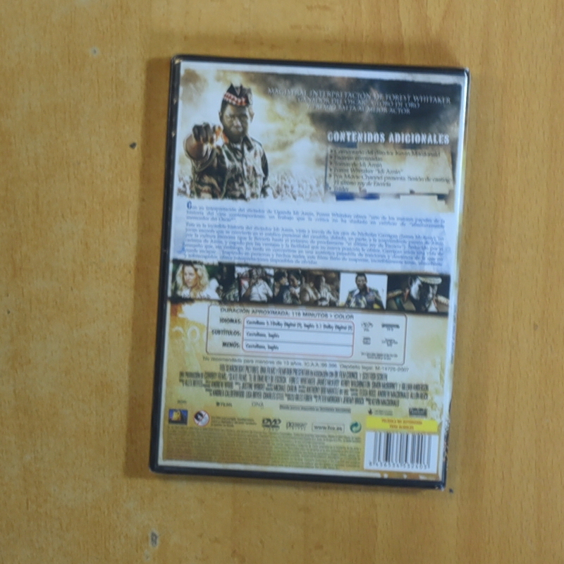 EL ULTIMO REY DE ESCOCIA - DVD