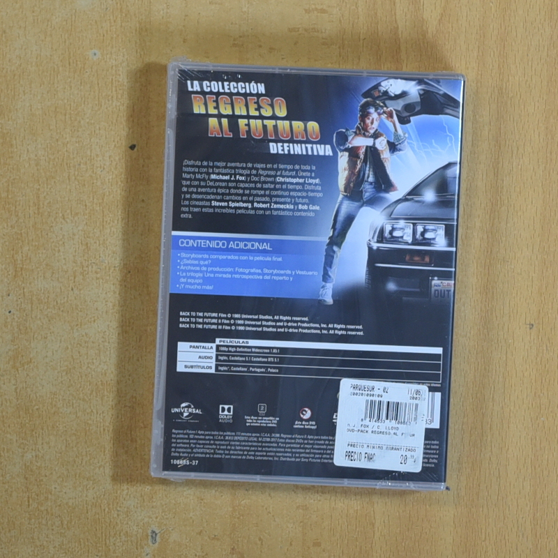 REGRESO AL FUTURO TRILOGIA - DVD