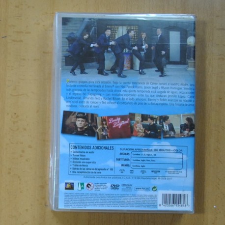 COMO CONOCI A VUESTRA MADRE - QUINTA TEMPORADA - DVD