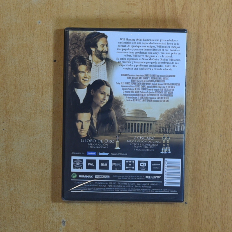 EL INDOMABLE WILL HUNTING - DVD
