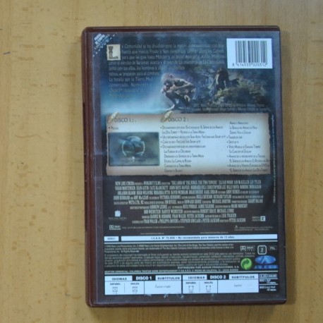 EL SEÑOR DE LOS ANILLOS LAS DOS TORRES - DVD