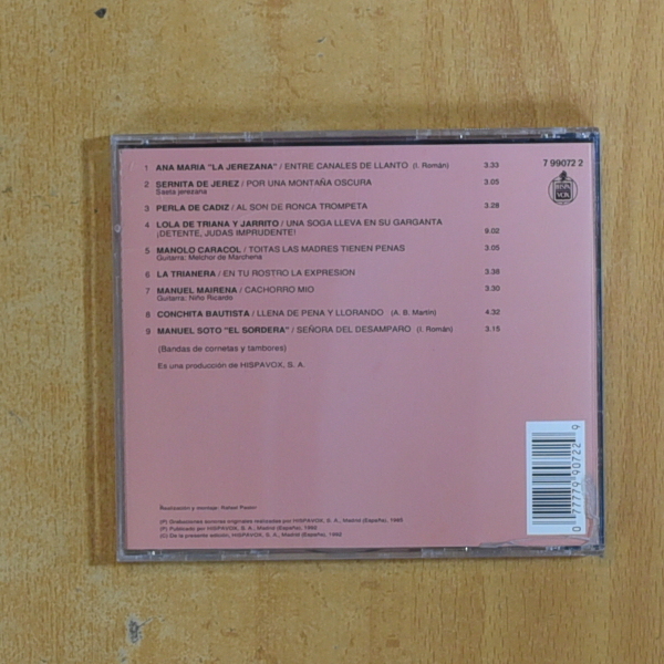 VARIOS - POR SAETAS - CD