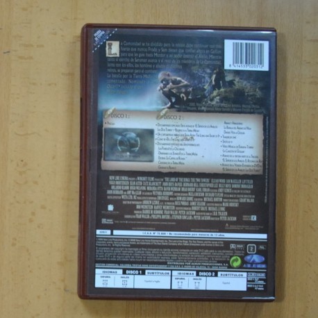 EL SEÑOR DE LOS ANILLOS LAS DOS TORRES - DVD