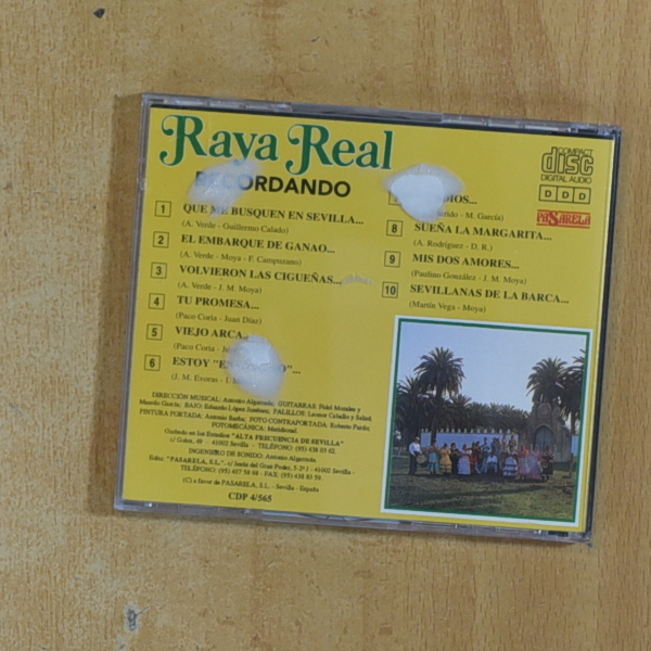 RAYA REAL - RECORDANDO - CD