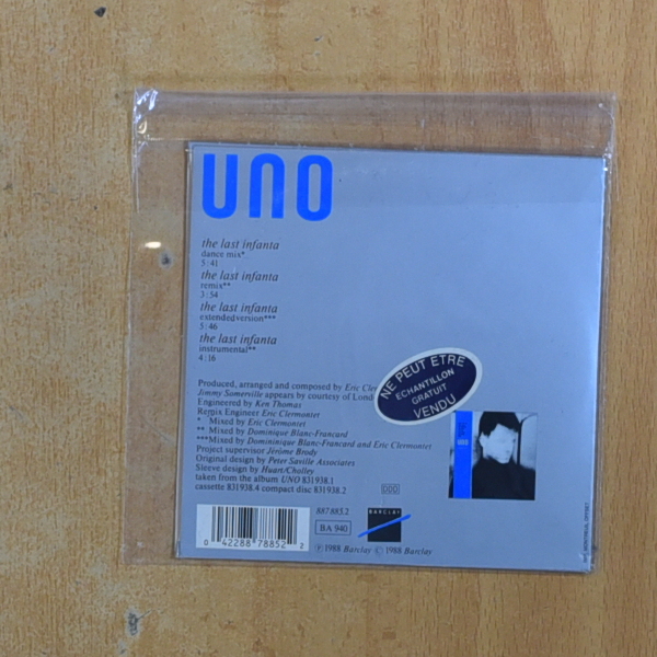 JIMMY SOMERVILLE - UNO - CD