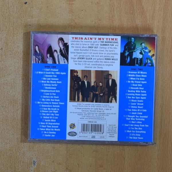 BARRACUDAS - THIS AINT MY TIME ANTHOLOGY 79 / 90 - CD