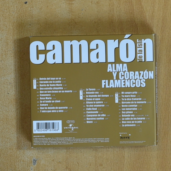 CAMARON DE LA ISLA - ALMA Y CORAZON FLAMENCOS - CD