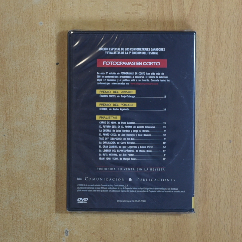 FOTOGRAMAS EN CORTO - DVD