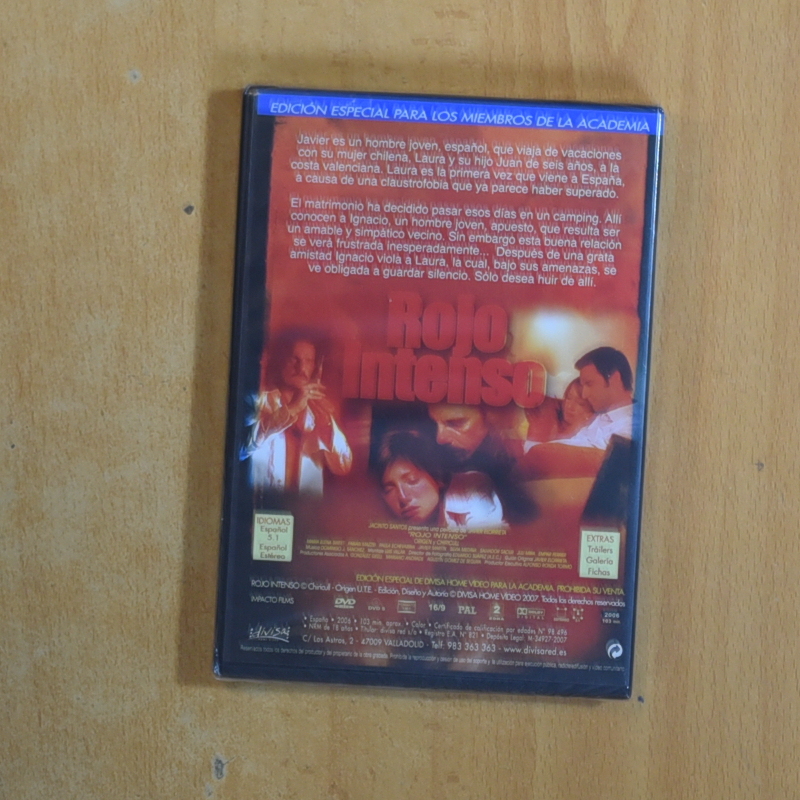ROJO INTENSO - DVD