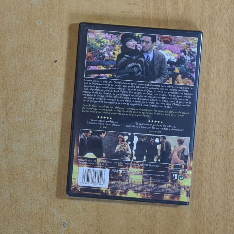 BALAS SOBRE BROADWAY - DVD