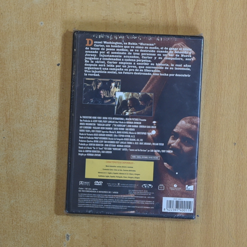 HURACAN CARTER - DVD