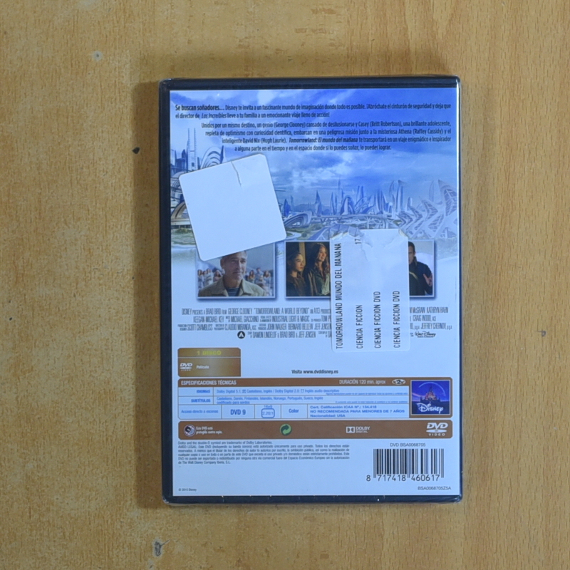 TOMORROLAND EL MUNDO DEL MAÃANA - DVD
