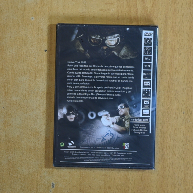 SKY CAPTAIN Y EL MUNDO DEL MAÃANA - DVD