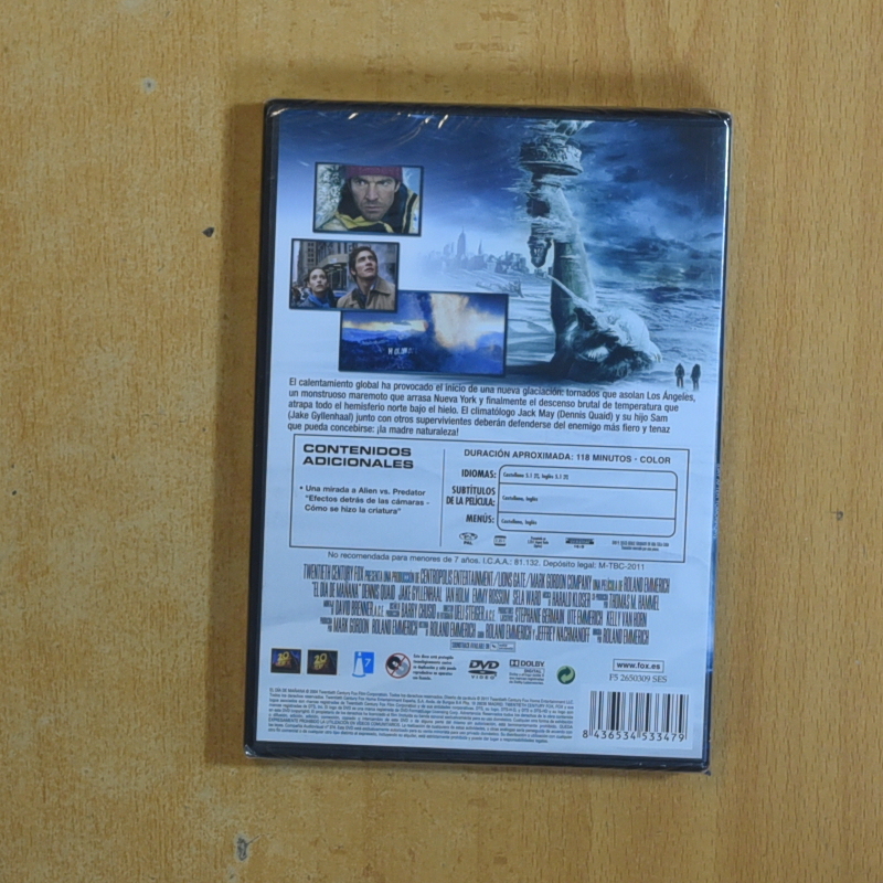 EL DIA DE MAÃANA - DVD