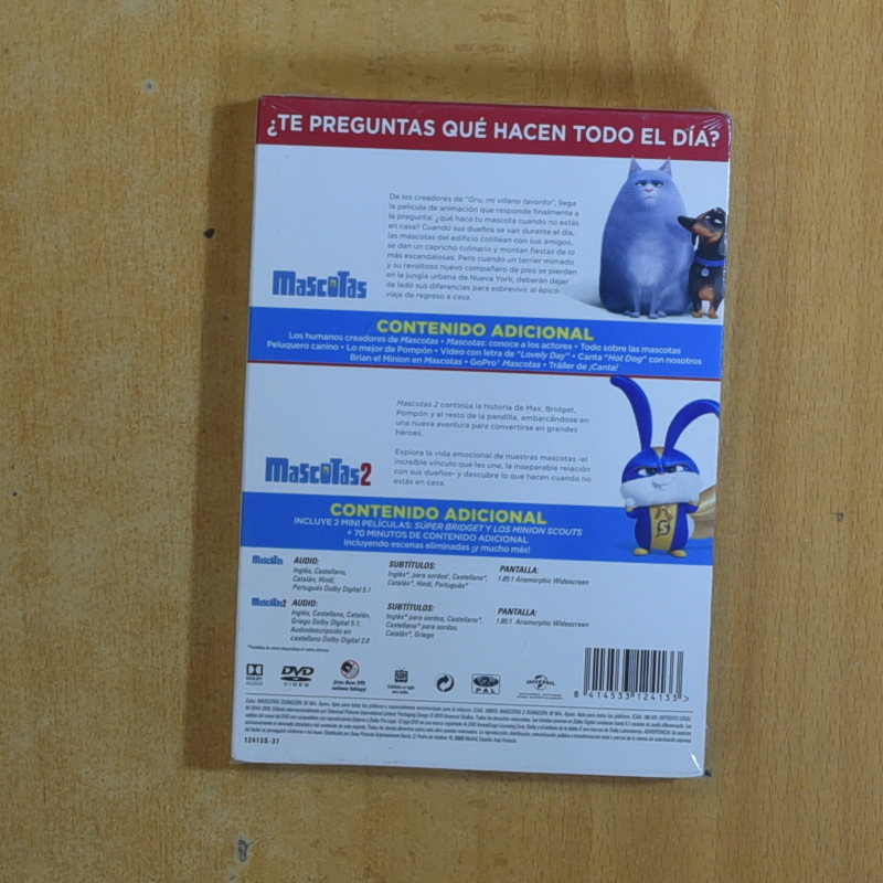 MASCOTAS / MASCOTAS 2 - DVD